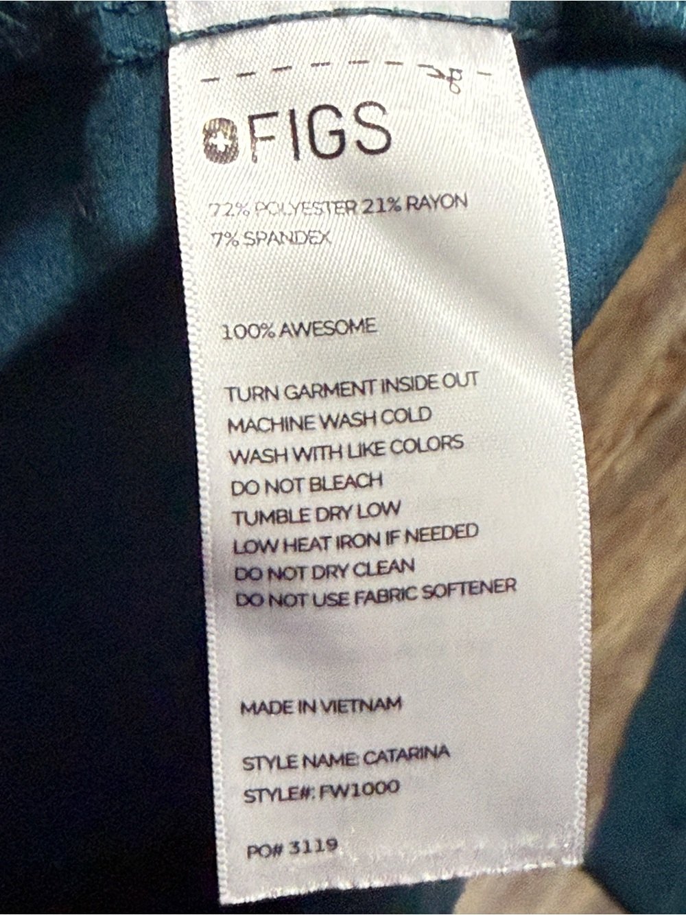 Figs Limited Edition Scrub Set Women's XL/P Catarina One Pocket and Zamora Jogge - Picture 4 of 7